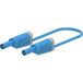 Electro PJP 2711-IEC-CD1-50BL Meetsnoer Steekaansluiting 4 mm, Bananenstekker 50 cm Blauw 1 stuk(s)