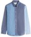 Tommy Hilfiger Heren Lange Mouwen Shirt Katoen M Blauw