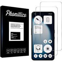 Phonillico® Gehard Glas voor Nothing Phone 3a Lite [Pack 2] Schermbeschermer Glasfolie