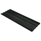 vidaXL Dakpaneel 12 st antraciet 129 x 45 cm gegalvaniseerd staal