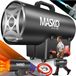 Masko Canon à air chaud Poêle à gaz incl. Tuyau de gaz & Régulateur de pression Canon à chaleur Chauffage au gaz - 10kW Noir