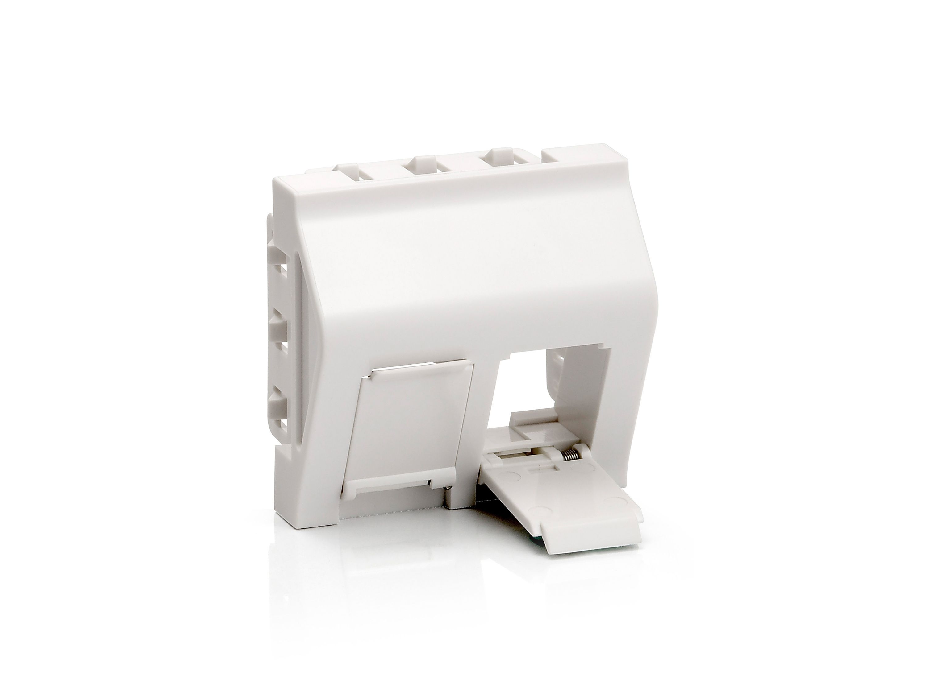 Equip Panda Equip French Modular Faceplate - Angled Insert - wit