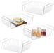 Ibenzoa® Grote Metalldraad Opbergkorven, 4 Stuks, Wit - Voor Onder Meubels en Organisatie