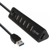 Inline 4043718232369 USB 2.0 Hub - Zwart