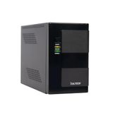 VulTech UPS650VA-LFP-NAS Ononderbroken UPS NAS Desktop Synology/QNAP/UGREEN/netwerkharde schijf, 650 VA 350 watt lithium, Line Interactive, 2 x Schuko + USB-aansluiting, automatische bewaking