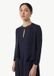 Comma Veste en maille bleu marine S