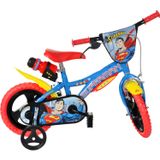 Dino Superman Vélo enfant Bleu/Rouge Acier