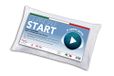 V.I.P. VERY IMPORTANT PILLOW V.I.P. kussen Start 50 van vezel, 50 x 80, wit