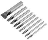 OEM Set van 9 ledergereedschappen voor het maken van ovale gaten, inclusief een holle pons, 2 mm