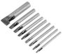 OEM Set van 9 ledergereedschappen voor het maken van ovale gaten, inclusief een holle pons, 2 mm