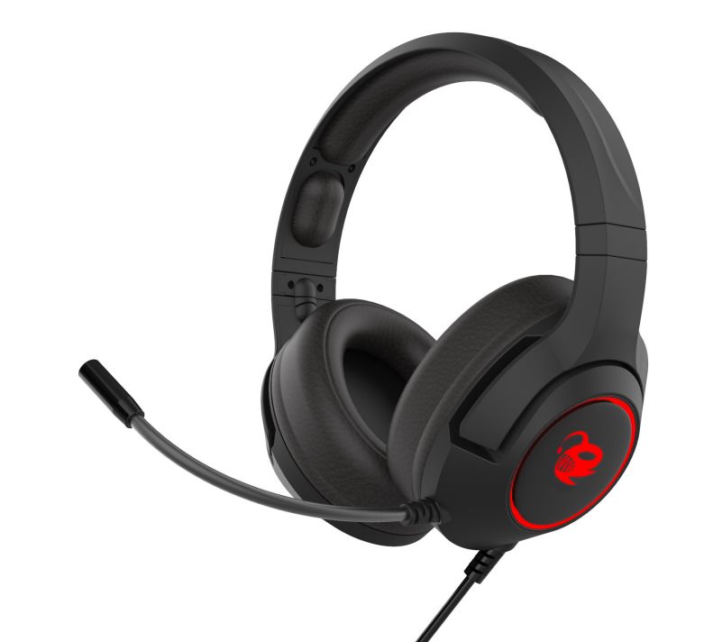 Deep Gaming Headphones with Microphone CoolBox DG-AUR-02PRO Black