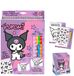Hello Kitty & Kuromi livre de coloriage – 33,5 × 22 cm – inclus 300 autocollants et 10 crayons de couleur