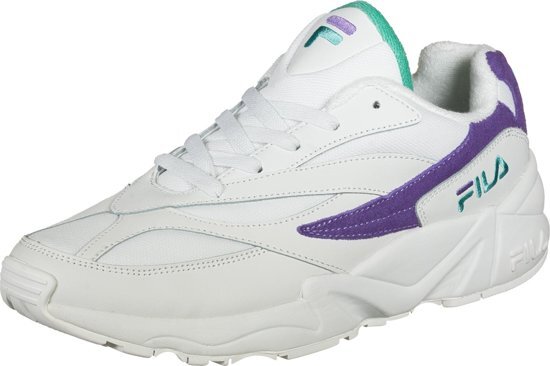 Fila Fila Venom Low Heren Sneakers - White/Violet Tulip/Blue Curacao - Maat 44