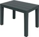 Table de jardin sans marque Anthracite Plastique 60 x 39 x 45 cm