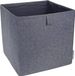 bigso box of sweden Opbergdoos polyester grijs 31.5x31.5x31.5 cm