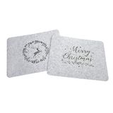 Placemat vilt grijs set van 4