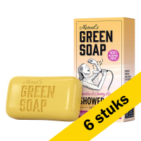 Marcel's Green Soap Aanbieding: 6x Marcel's Green Soap shower bar vanille & kersenbloesem (150 gram)