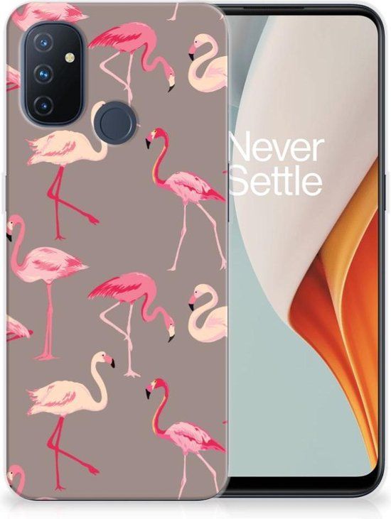 B2Ctelecom Cover Case OnePlus Nord N100 - Flamingo - TPU Back Cover