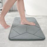 Cozary Badmat, absorberend, traagschuim, antislip, wasbaar, 60 x 40 cm, voor keuken, badkamer, woonkamer