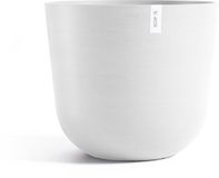 Ecopots Oslo 65 - Pure White - Ø65 x H56,6 cm - Pot de fleurs rond blanc