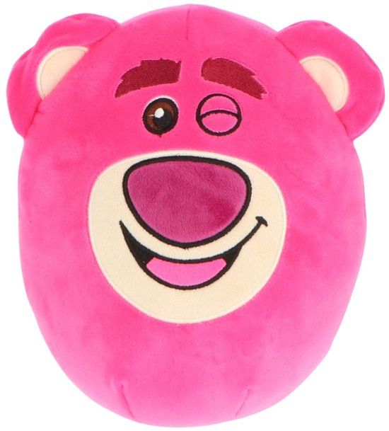 4KidsOnly Toy Story Squishy 22 cm - Knuffel - Zachte stof - Roze - Lotso