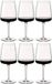 Bormioli Rocco Nexo Verres à vin 45 cl | Set de 6 Pièces | Transparent | Verre | Lave-vaisselle
