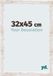 yd. Cadre photo 32x45 cm White Wash MDF Catania