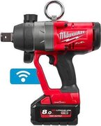 Milwaukee M18 ONEFHIWF1-802X One-Key 18V Li-Ion accu slagmoersleutel set (2x 8.0Ah accu) in HD-Box - 2033Nm - koolborstelloos