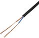Tru Components TRU COMPONENTS TC-13389160 Rubberkabel H05RN-F 2 x 0.75 mm² Zwart 100 m