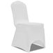 vidaXL Stoelhoes stretch wit (50 stuks)
