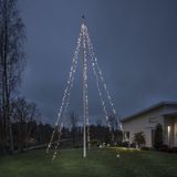 Konstsmide 4780-117 LED Vlaggenmast Lichtmantel Kerstboom Verlichting 11M met 500 Lampjes