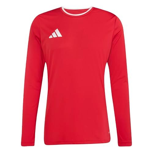 adidas heren Entrada26 Long Sleeve Jersey Shirt, team power red 2/white, 3XL
