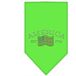 Mirage Classic Amerikaanse strass hond Bandana, Large, Lime Groen