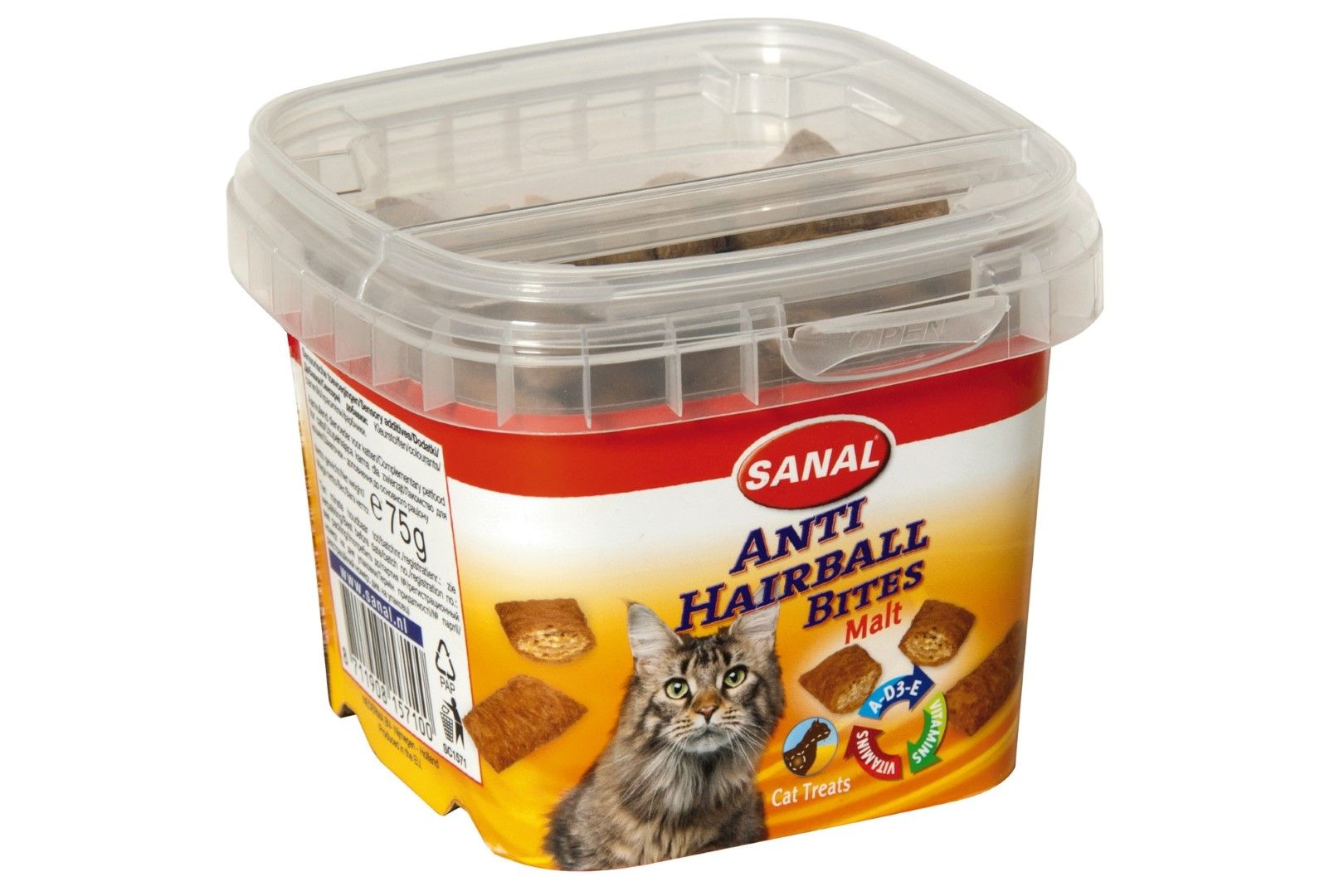 Sanal Anti Hairball Bites Cup 75g