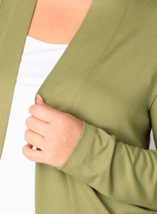 BASE LEVEL CURVY Ayla Vest - Green - maat 0(46)