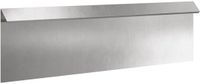 vidaXL Slakkenhekje 100 x 3,5 x 25 cm roestvrij staal zilver