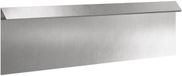 vidaXL Slakkenhekje 100 x 3,5 x 25 cm roestvrij staal zilver