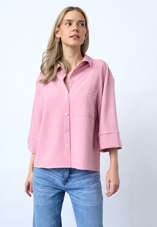 SisterS Point blouse Verina-sh.ss1 20002 Mauve Pinstripe XS