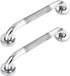 Wan GmbH Set van 2 304 roestvrijstalen badkamergrepen - antislip handgreep voor badkuip toilet - badkamer trapleuning - 30 cm - Chroom