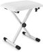 Gear4music Adjustable Keyboard / Piano Bench, White