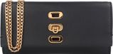 FOSSIL Portemonnee Schoudertas Penrose Wallet Black Zwart