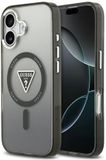 Guess IML Gradient Triangle Logo MagSafe Hoesje voor iPhone 17 Zwart