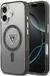 Guess IML Gradient Triangle Logo MagSafe Hoesje voor iPhone 17 Zwart