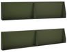 vidaXL Mur de soutènement, 4 pièces, 100 x 12 x 40 cm, acier, vert olive