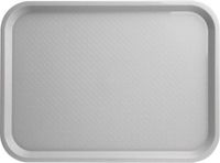 Neutraal Olympia Kristallon dienblad polyprop 35 x 45cm grijs