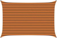 vidaXL Zonneschaduw Oranje en Bruin 3 x 4,5 m 100% Polyester Oxford