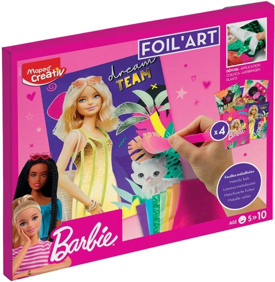 Maped Creativ Foil Art Barbie Knutselset - 2 sets