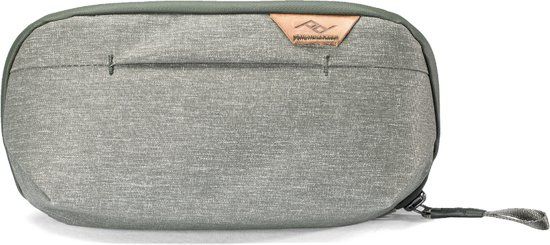 Peak Design Wash Pouch Small - Sage - Toilettas - 1 Liter - Groen - Canvas