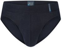 SCHIESSER Long Life Soft slip (1-pack) - heren rio slip blauwzwart