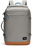 Pacsafe GO Carry-on Rugzak - 44L - RFID - Anti-diefstal - Waterafstotend - Handbagage - Gerecycled - Grijs